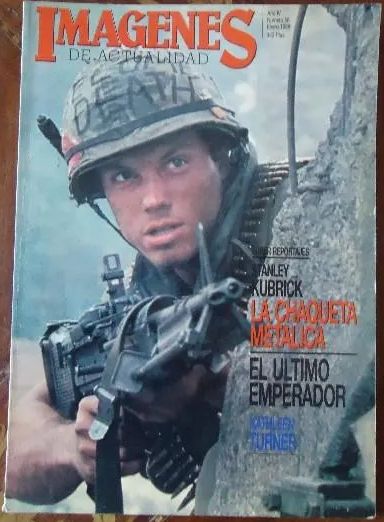 IMAGENES DE ACTUALIDAD magazine side cover Issue 56 January 1988