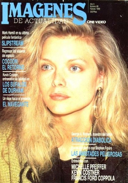 IMAGENES DE ACTUALIDAD magazine side cover Issue 68 February 1989