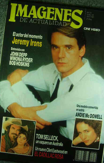 IMAGENES DE ACTUALIDAD magazine side cover Issue 93 May 1991
