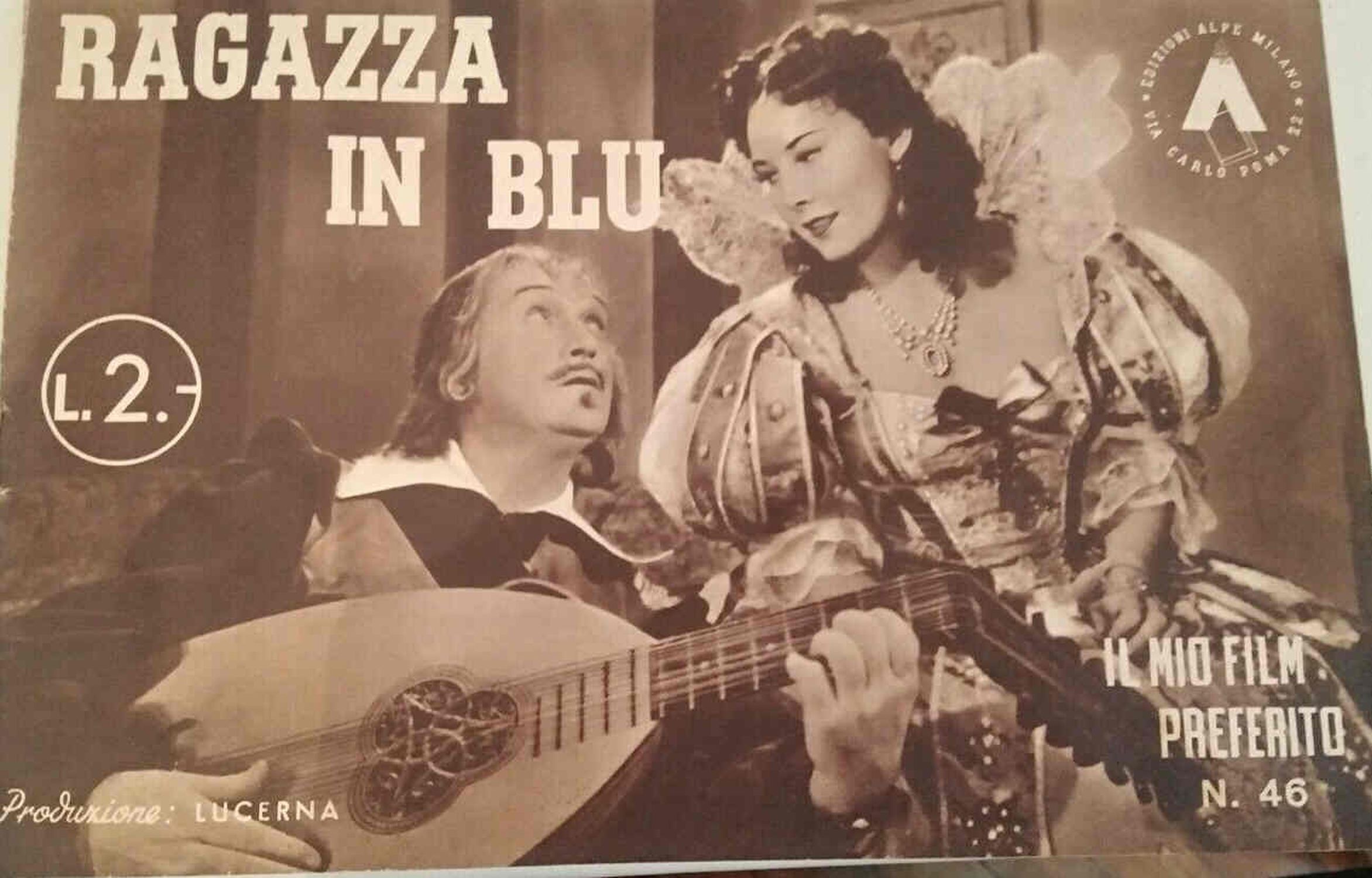 MIO FILM PREFERITO | IL magazine side cover Issue 46   1942