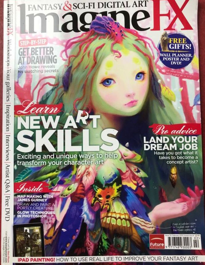IMAGINEFX magazine side cover Issue 79  February 2012