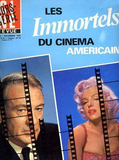 IMMORTELS DU CINEMA | LES magazine side cover Issue 1  December 1975