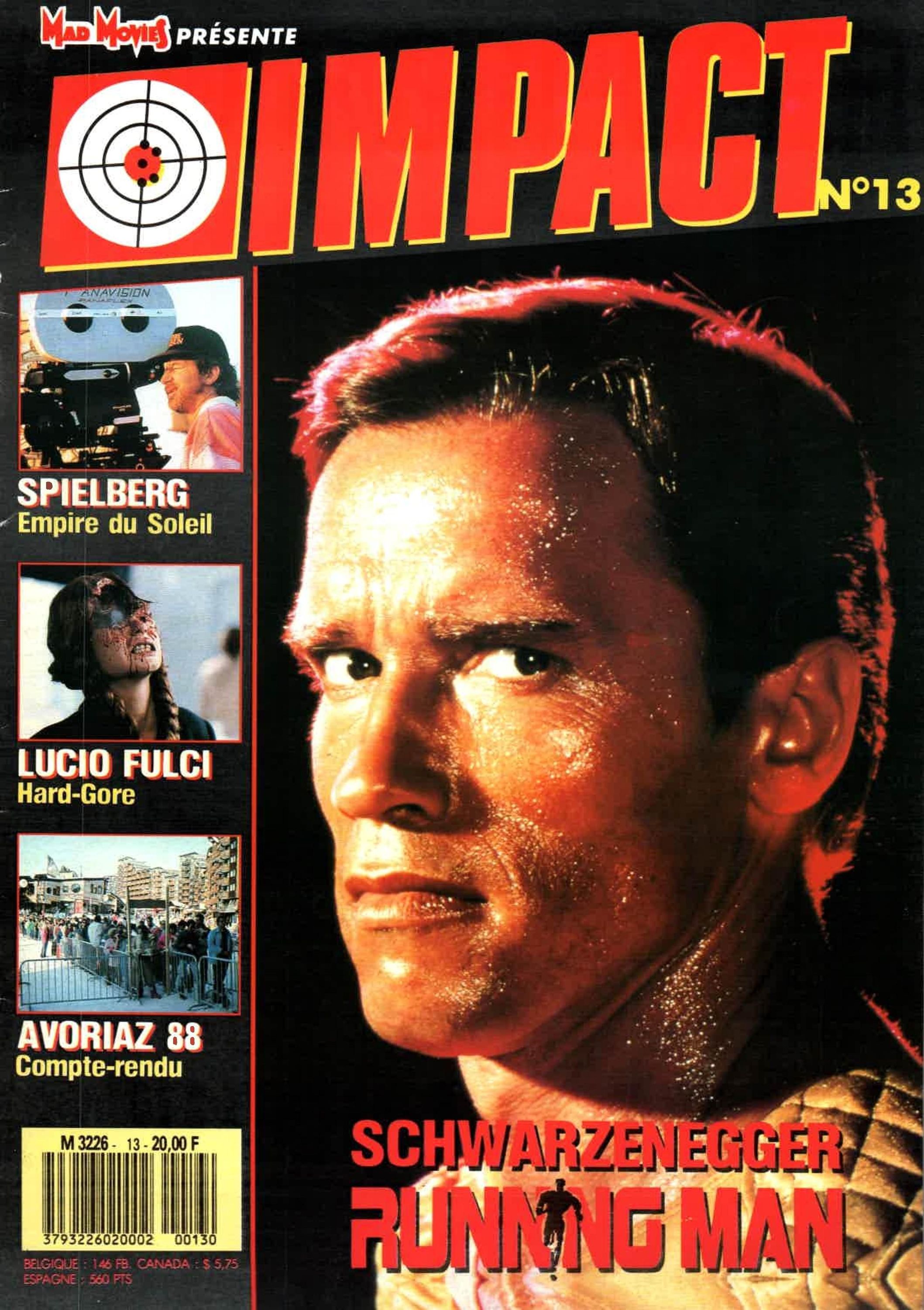 IMPACT (Fr) magazine cover Issue 13 February 1988