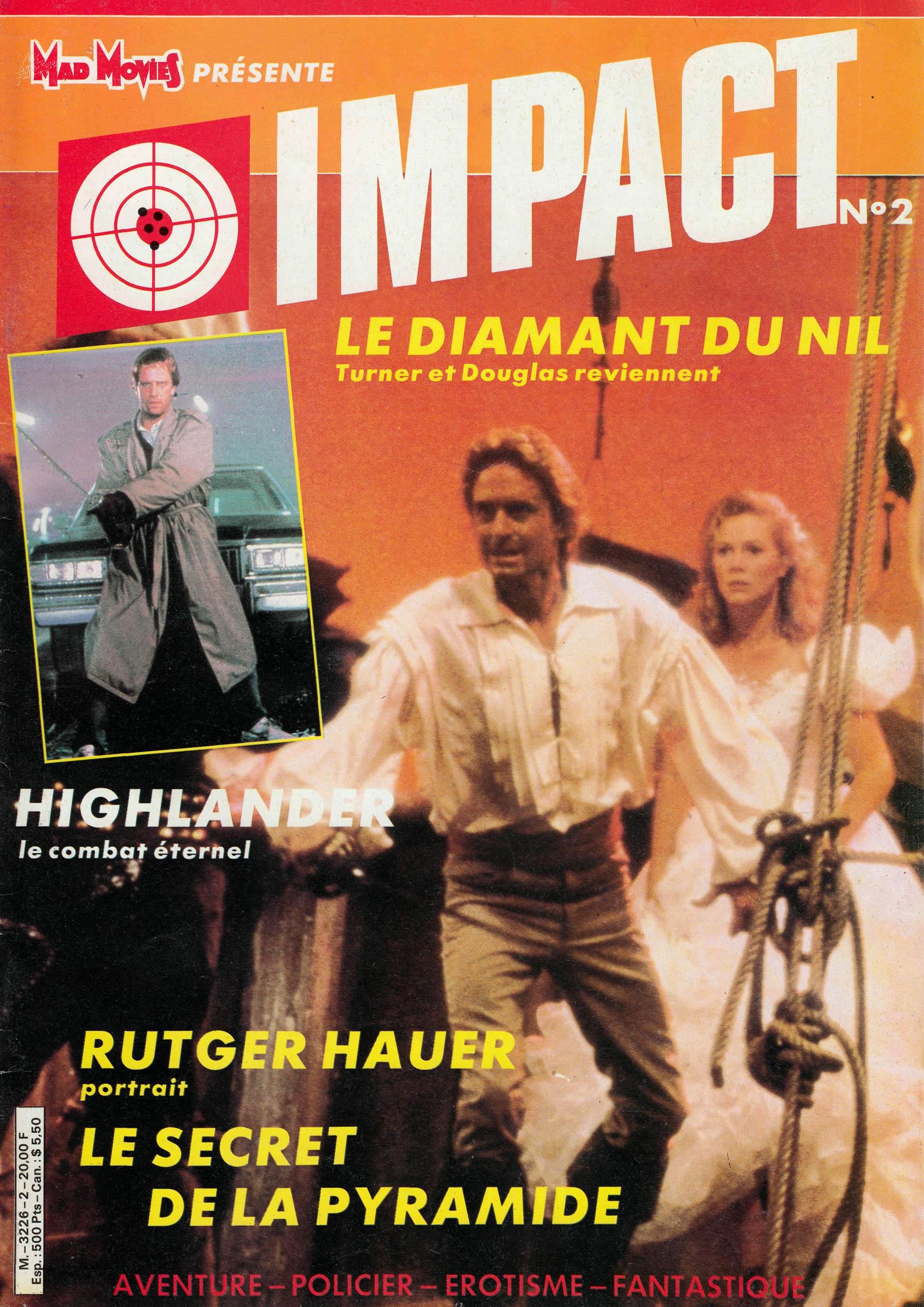 IMPACT (Fr) magazine cover Issue 2 April 1986