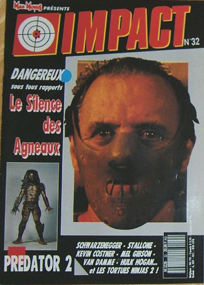 IMPACT (Fr) magazine side cover Issue 32 April 1991