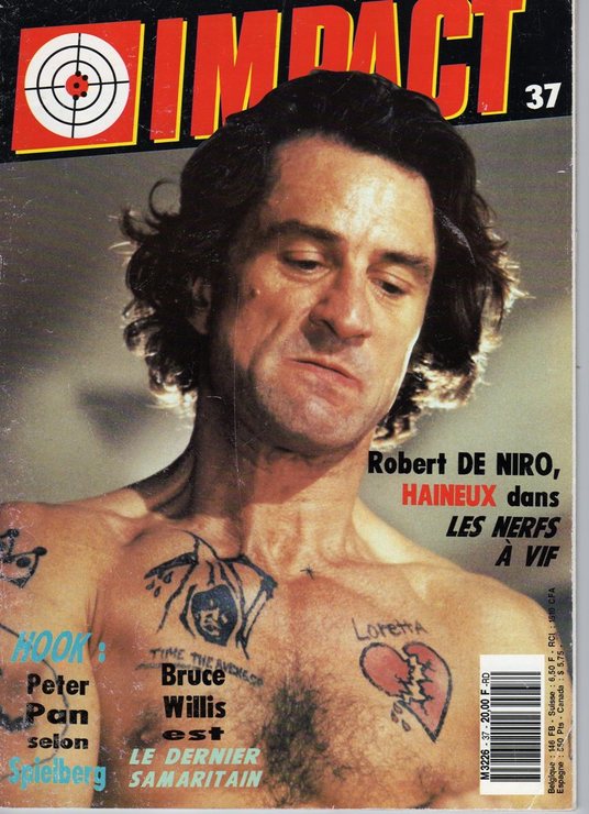 IMPACT (Fr) magazine side cover Issue 37 February 1992