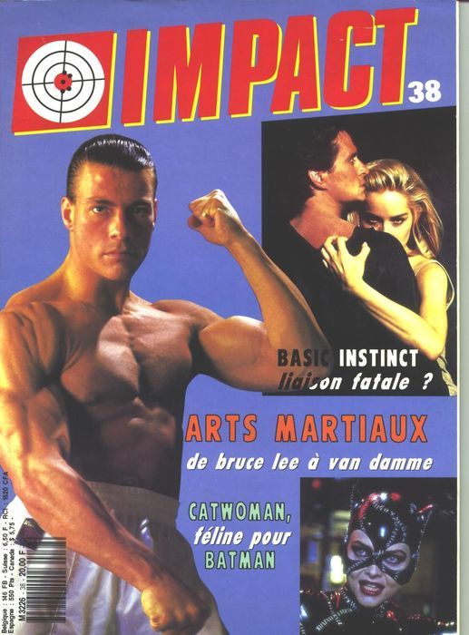 IMPACT (Fr) magazine side cover Issue 38 April 1992