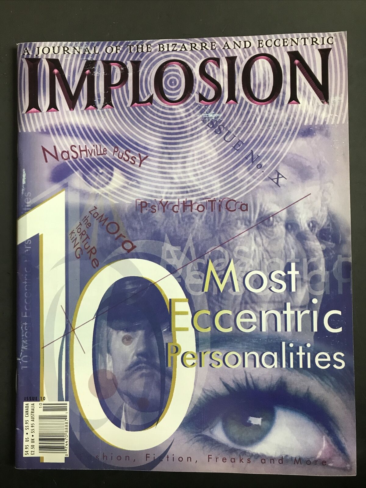 IMPLOSION magazine cover Issue 10  1999