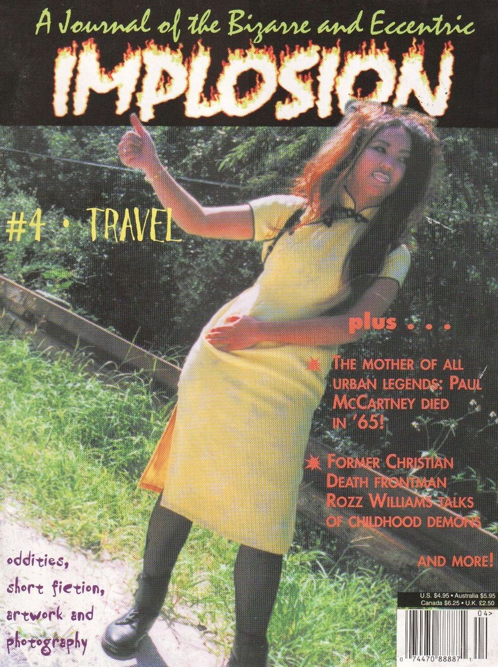 IMPLOSION magazine cover Issue 4   1996
