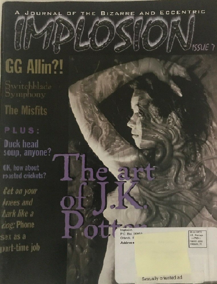 IMPLOSION magazine cover Issue 7   1996