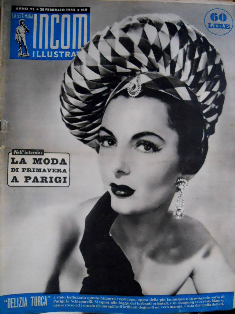 SETTIMANA INCOM magazine cover 28 February 1953
