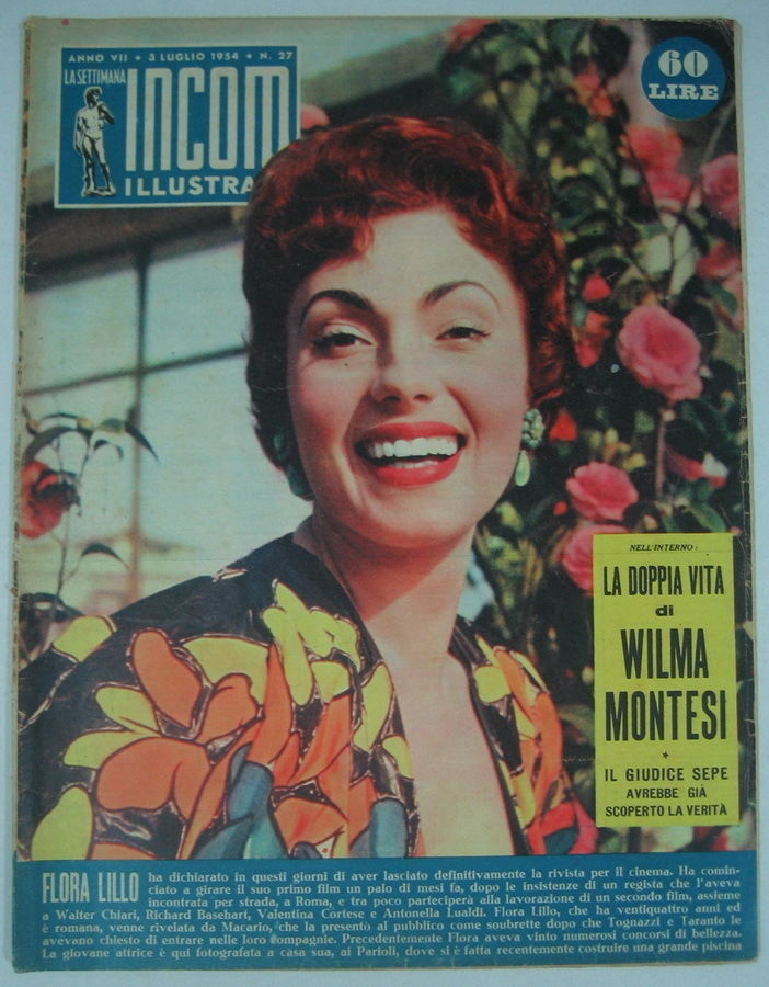 SETTIMANA INCOM magazine cover 3 July 1954
