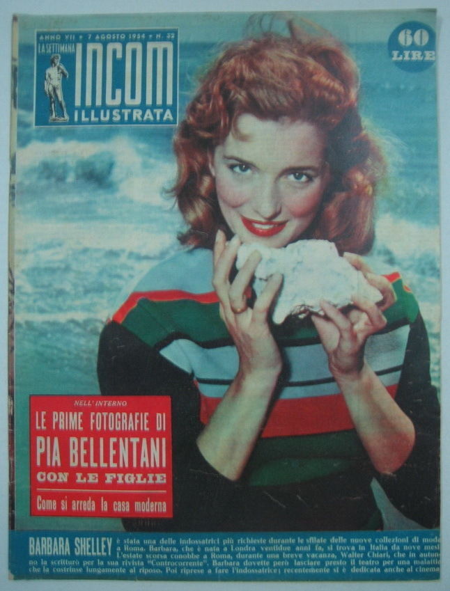 SETTIMANA INCOM magazine cover 7 August 1954