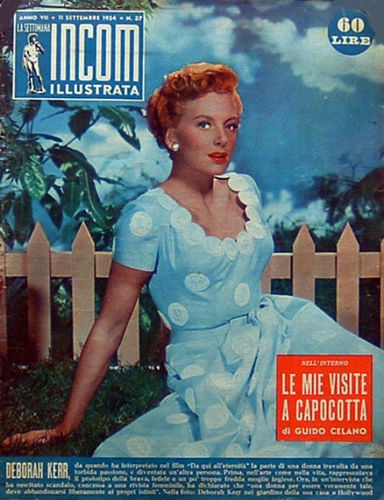 SETTIMANA INCOM magazine cover 11 September 1954