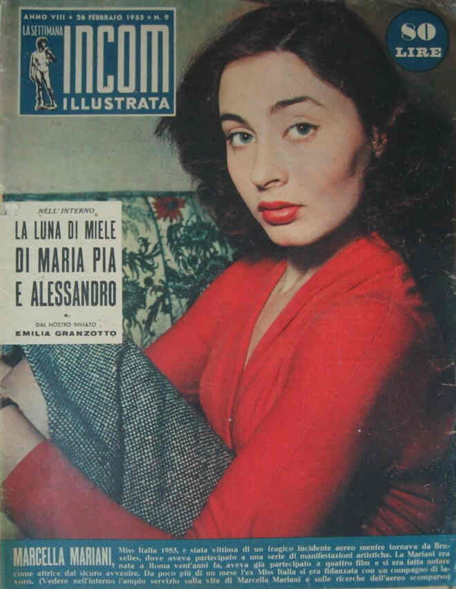 SETTIMANA INCOM magazine cover 26 February 1955
