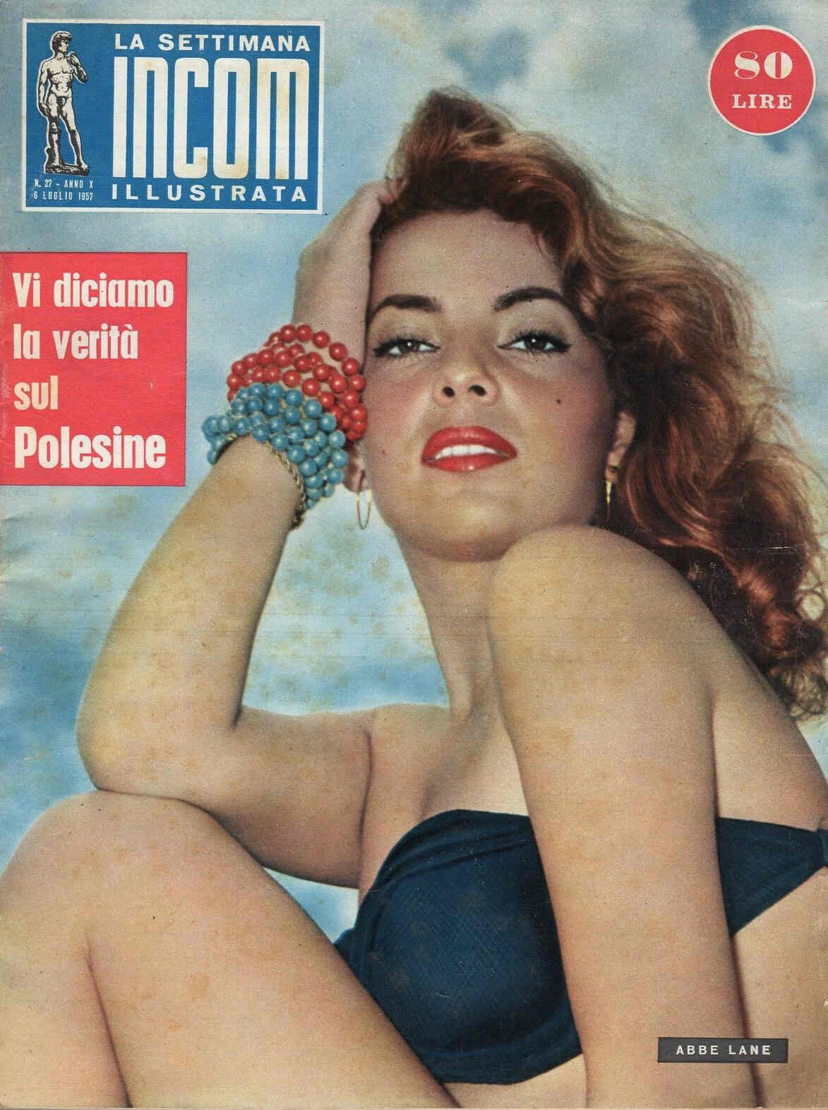 SETTIMANA INCOM magazine cover 8 July 1957