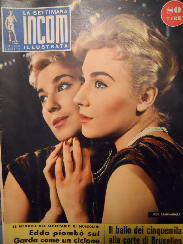 SETTIMANA INCOM magazine cover 3 May 1958