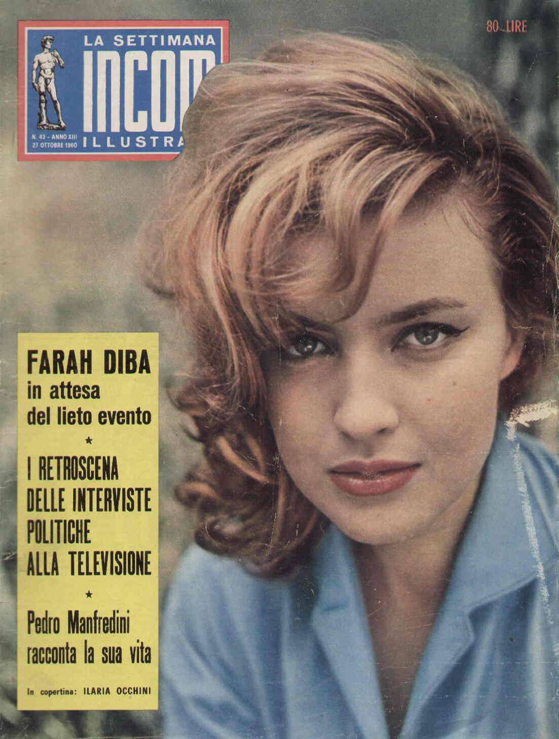 SETTIMANA INCOM magazine cover 27 October 1960