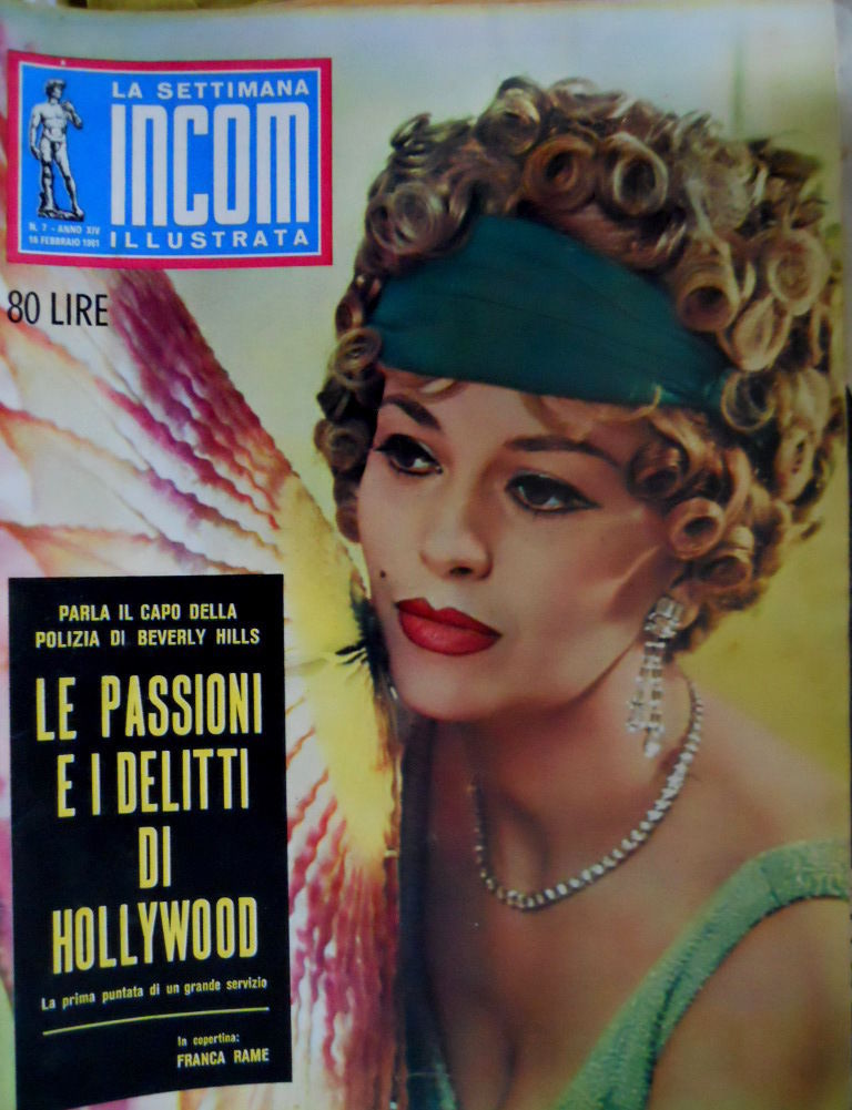 SETTIMANA INCOM magazine cover 16 February 1961