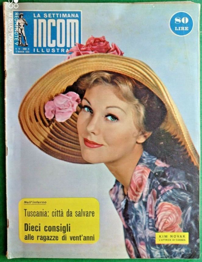 SETTIMANA INCOM magazine cover Issue 19 12 May 1956