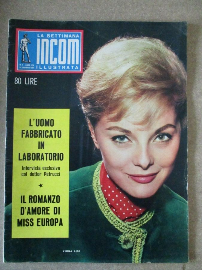 SETTIMANA INCOM magazine cover Issue 4 26 January 1961