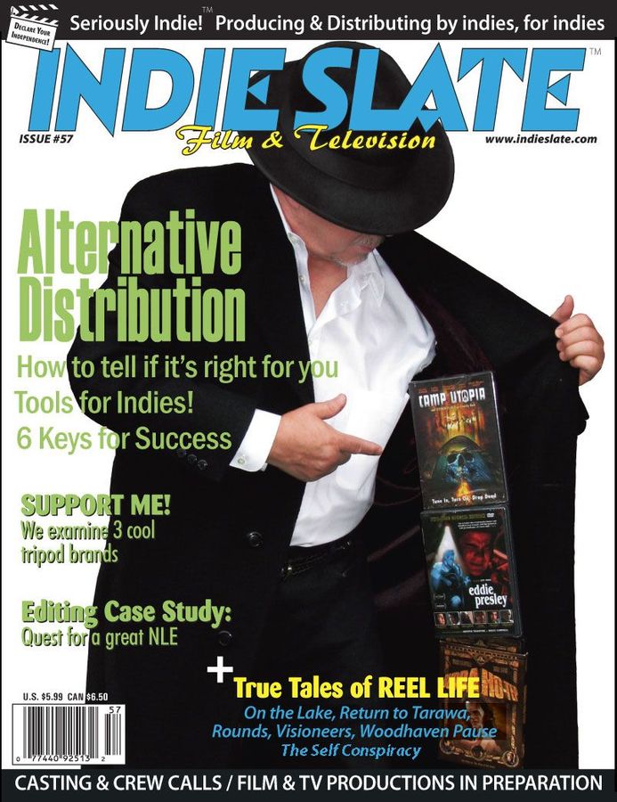 INDIE SLATE magazine side cover Issue 57  