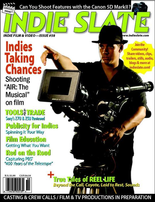 INDIE SLATE magazine side cover Issue 58  