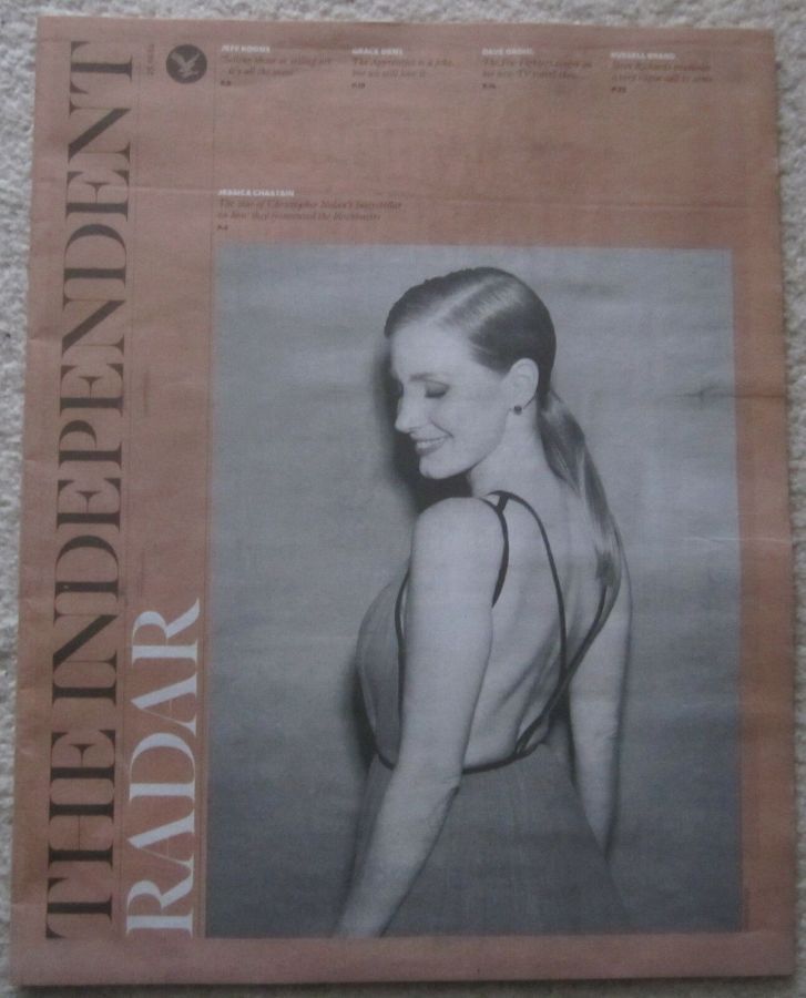 INDEPENDENT RADAR magazine cover 26 October 2014