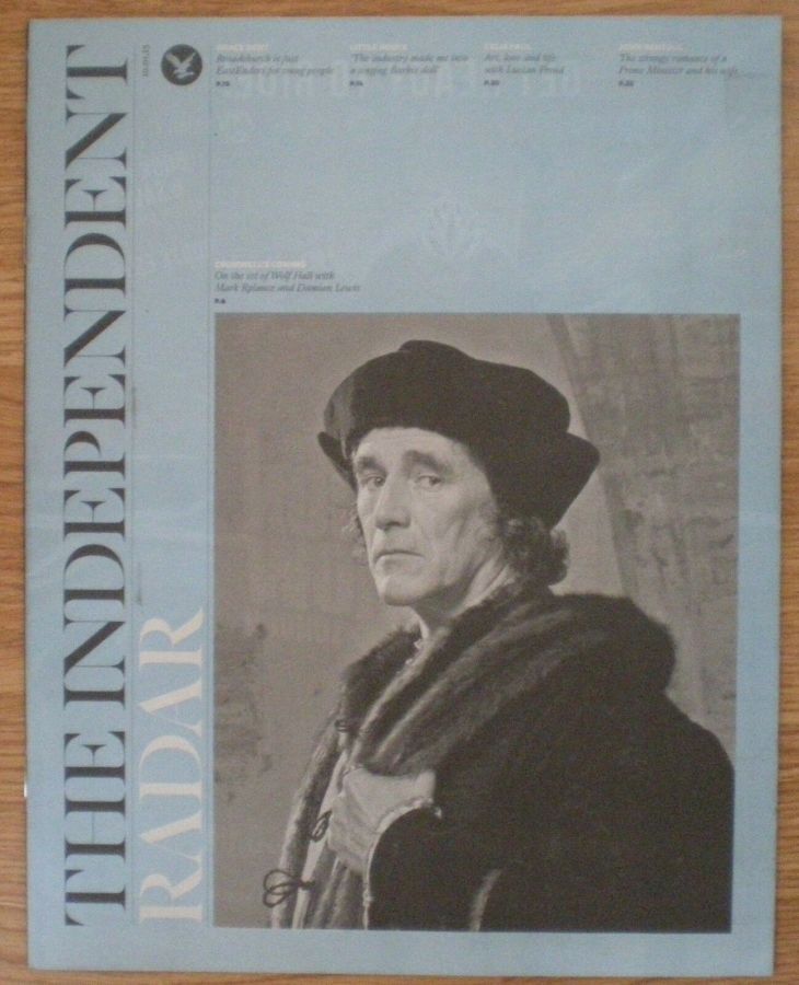 INDEPENDENT RADAR magazine cover 10 January 2015