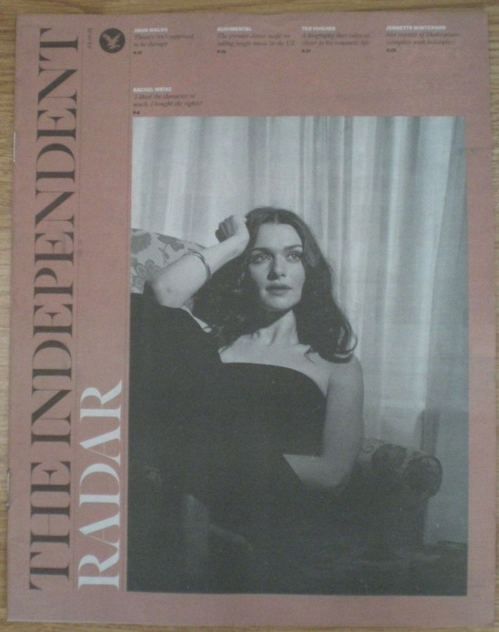 INDEPENDENT RADAR magazine side cover 3 October 2015