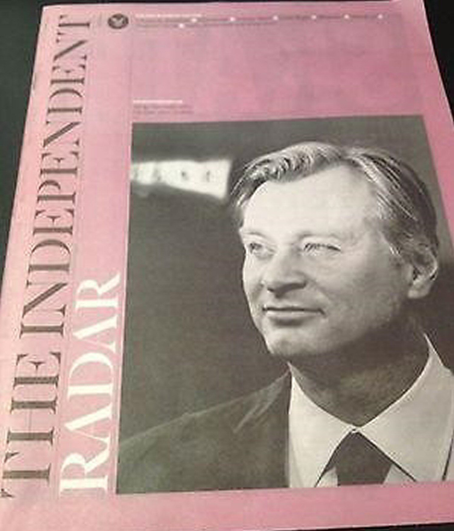 INDEPENDENT RADAR magazine side cover  December 2014