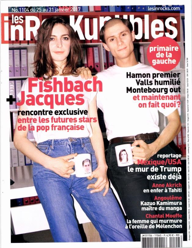 INROCKUPTIBLES | LES magazine cover Issue 1104 25 January 2017