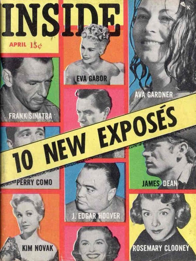 INSIDE magazine cover  April 1956