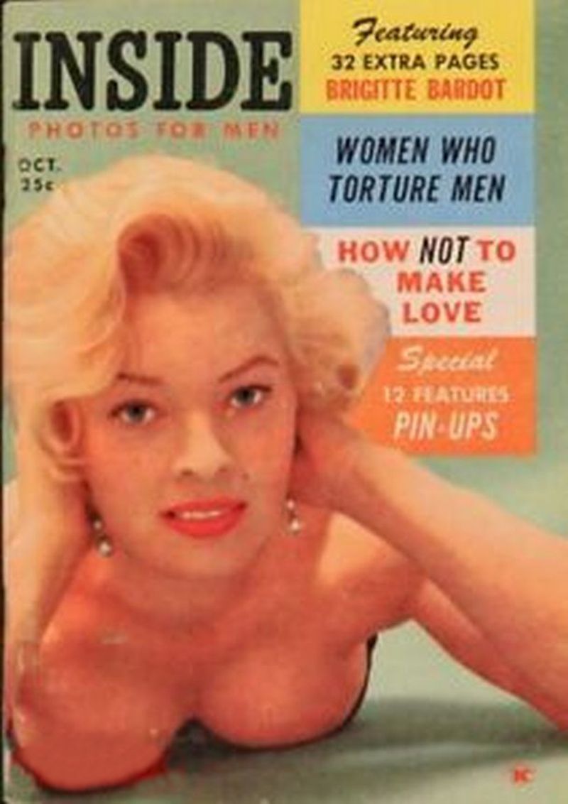 INSIDE magazine cover  October 1958