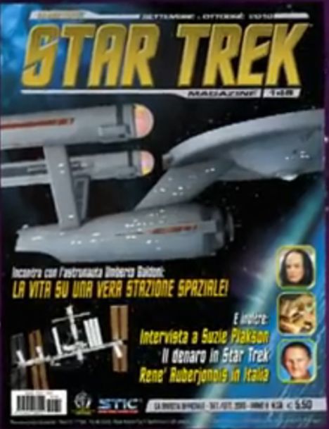 INSIDE STAR TREK magazine side cover Issue 148 September/October 2010