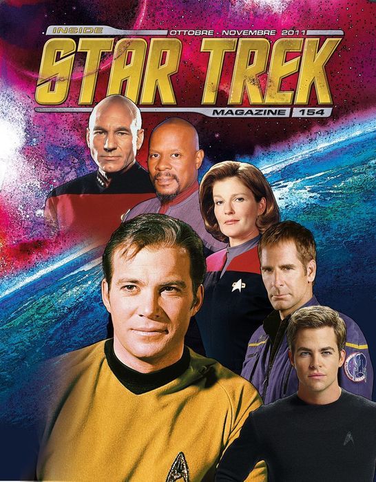 INSIDE STAR TREK magazine cover Issue 154 October/November 2011