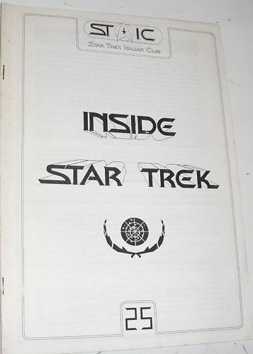 INSIDE STAR TREK magazine side cover Issue 25  