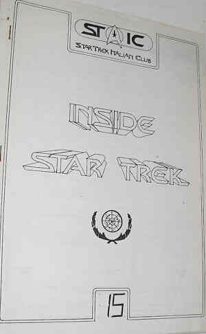 INSIDE STAR TREK magazine side cover Issue 15  