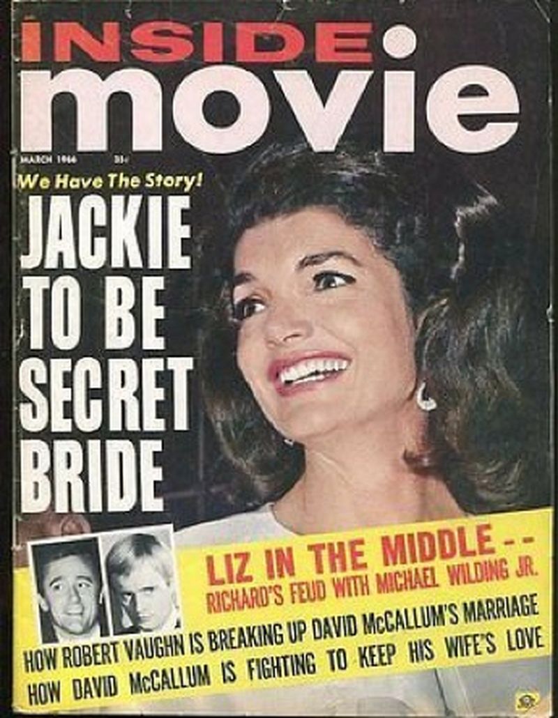 INSIDE MOVIE magazine side cover  March 1966