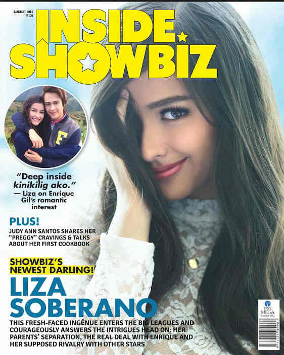 INSIDE SHOWBIZ magazine side cover August 2015