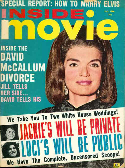 INSIDE MOVIE magazine cover July 1966