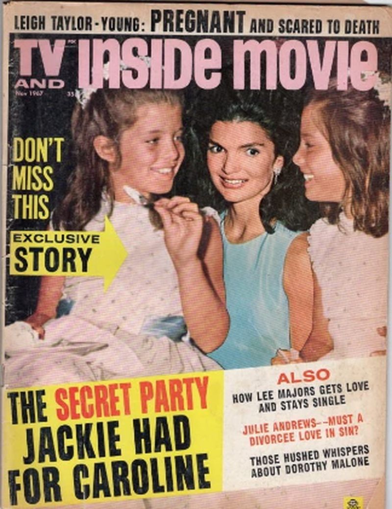 INSIDE MOVIE magazine side cover November 1967