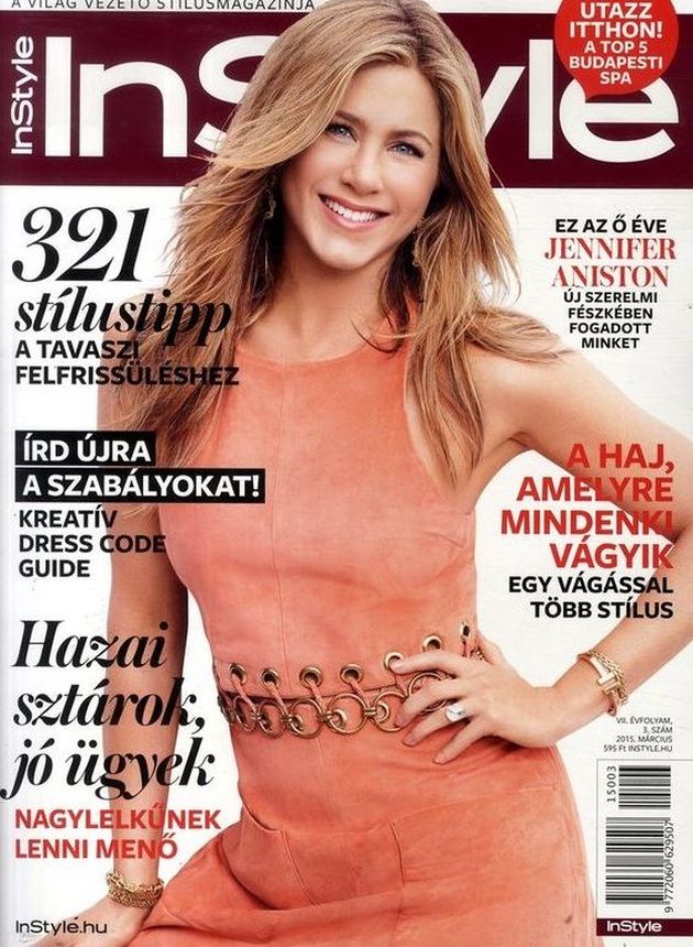IN STYLE HUNGARY magazine cover  March 2015
