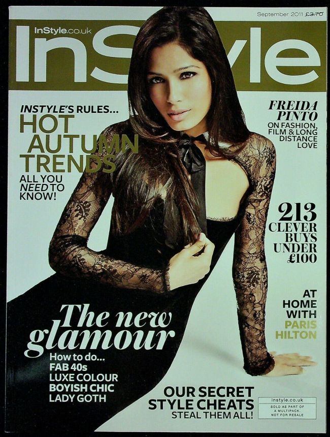 IN STYLE UK magazine cover  September 2011