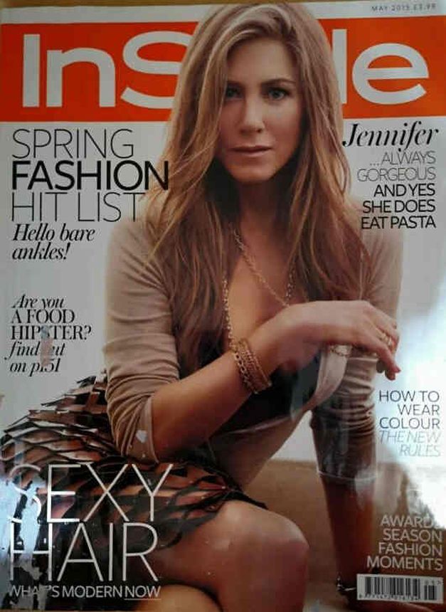 IN STYLE UK magazine cover  May 2015