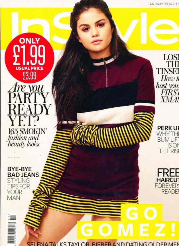 IN STYLE UK magazine cover  January 2016
