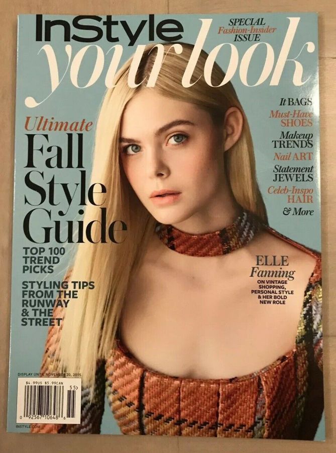 IN STYLE USA magazine cover Fall 2015