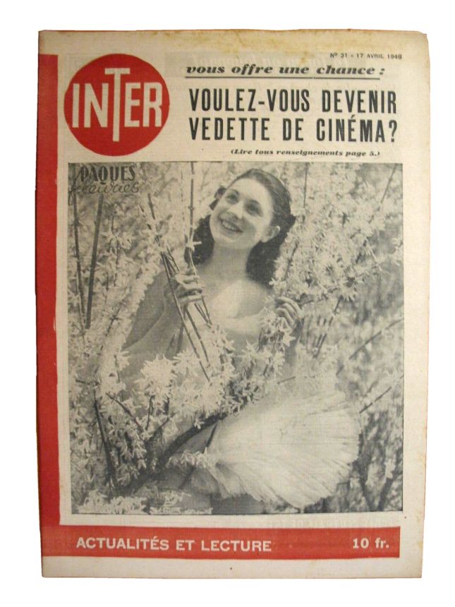 INTER magazine side cover Issue 31 17 April 1946
