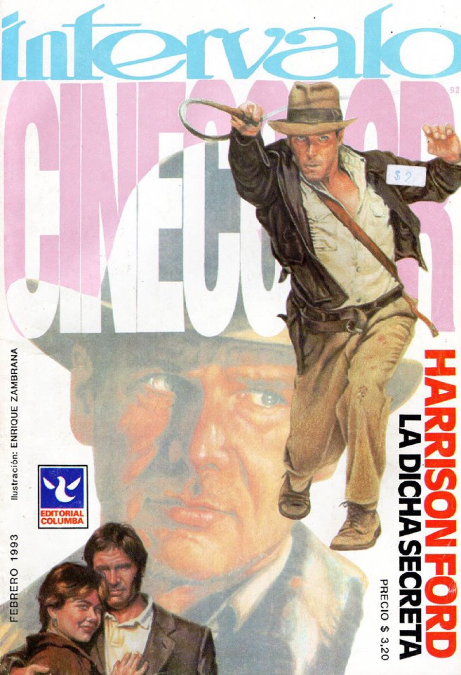 INTERVALO CINE COLOR magazine cover Issue 92  February 1993