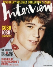 INTERVIEW magazine cover February 2000